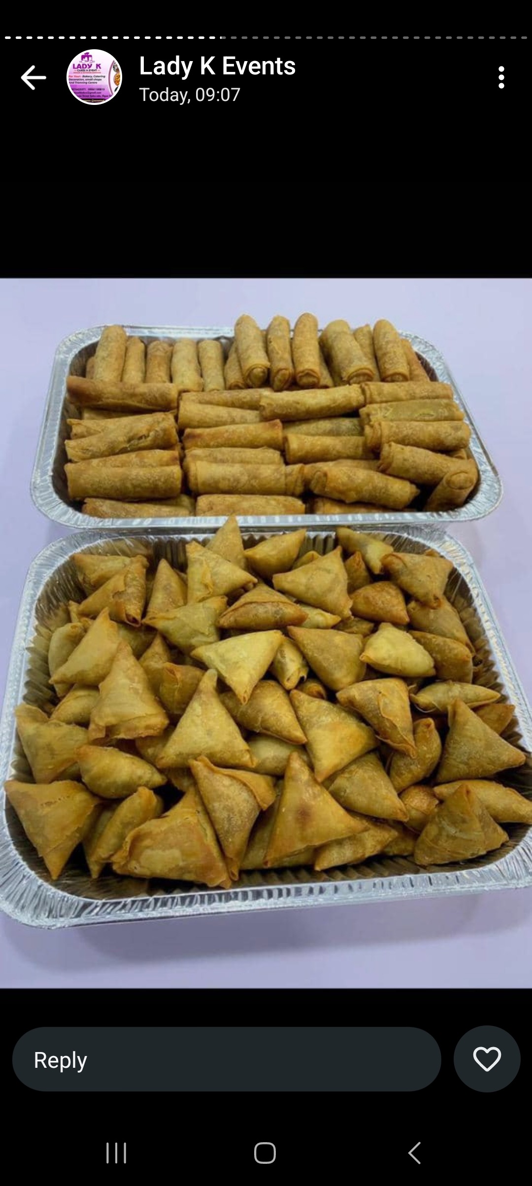 Celebration Cake & Smallchops Package